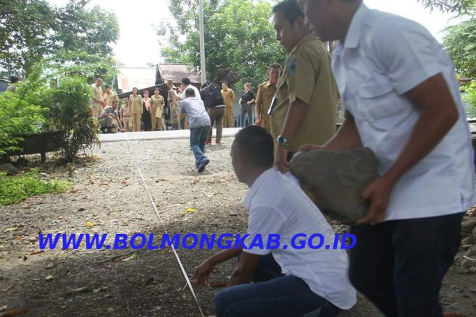 Pelebaran Jalan Kaiya-Pinogaluman Siap Action. Channy Minta Warga Proaktif