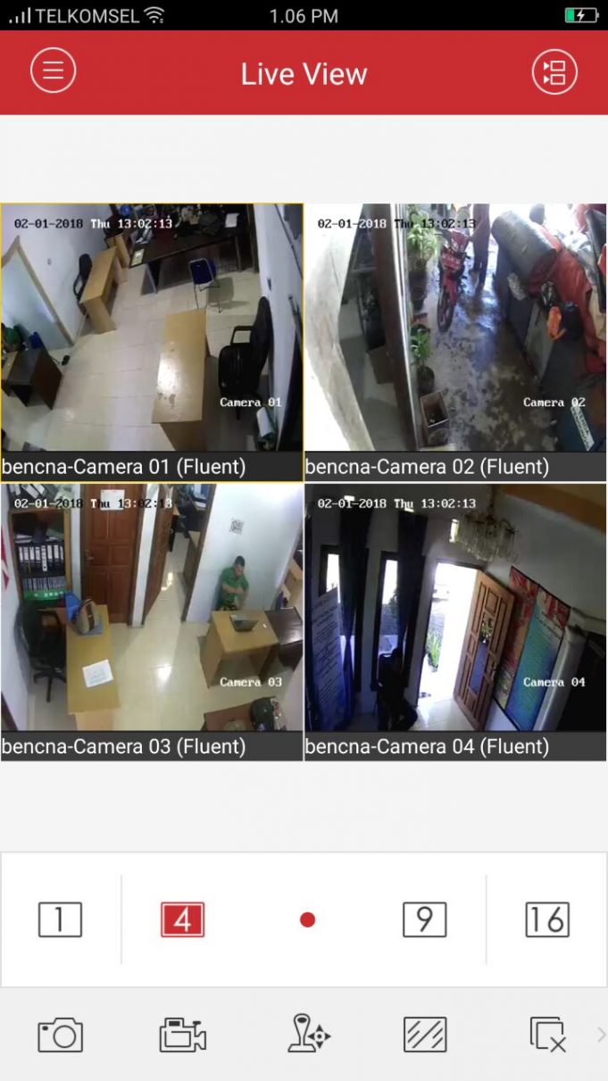 Aktivitas kerja ASN Bolmong Mulai Dipantai Melalui CCTV