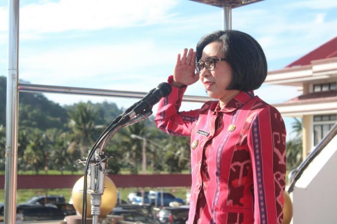 Bupati Yasti Pimpin Apel Kerja Perdana