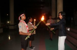 Pawai Taptu Sambut Kemerdekaan RI di Kabupaten Bolmong