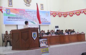 Bupati Bolmong Sampaikan Gambaran Kebijakan Umum APBD Tahun 2019