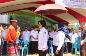 Bupati Letakkan Batu Pertama Terminal Type A