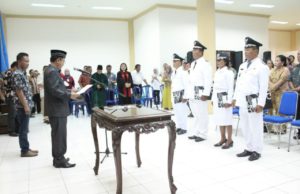 Pemkab Bolmong Lantik 4 Kepala Desa