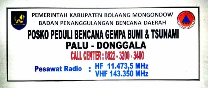 INFO PENTING: TRC BPBD Pemkab Bolmong Jalankan Misi Kemanusiaan di Donggala-Palu Sulteng