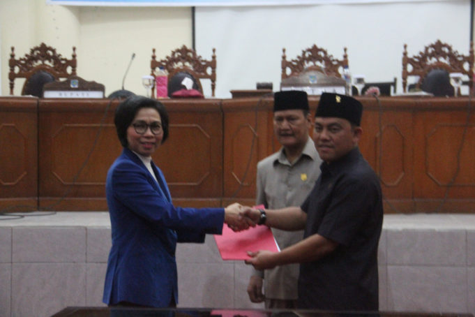 DPRD Bolmong Tetapkan perubahan APBD T.A 2018