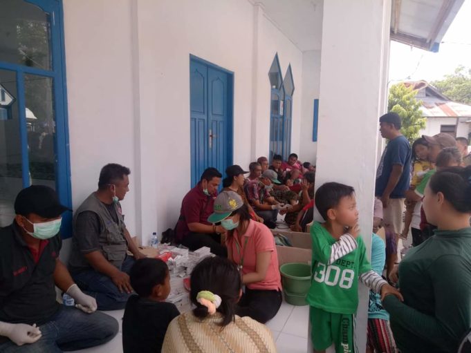 TRC Bolmong Sisir Lokasi Bencana Pontoloan, Sulteng