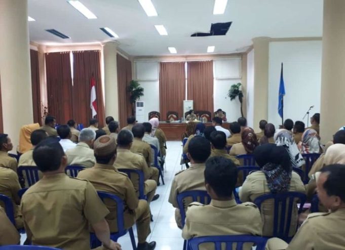 Bupati Pimpin Rapat Evaluasi Perangkat Daerah Lingkup Pemkab Bolmong