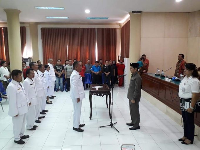 Pemkab Bolmong Lantik 7 Penjabat Sangadi