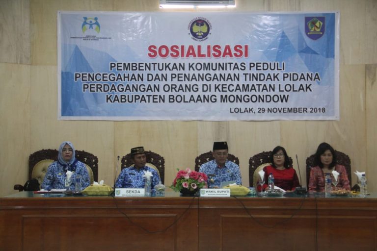 Wabup Buka Kegiatan Sosialisasi Human Trafficking