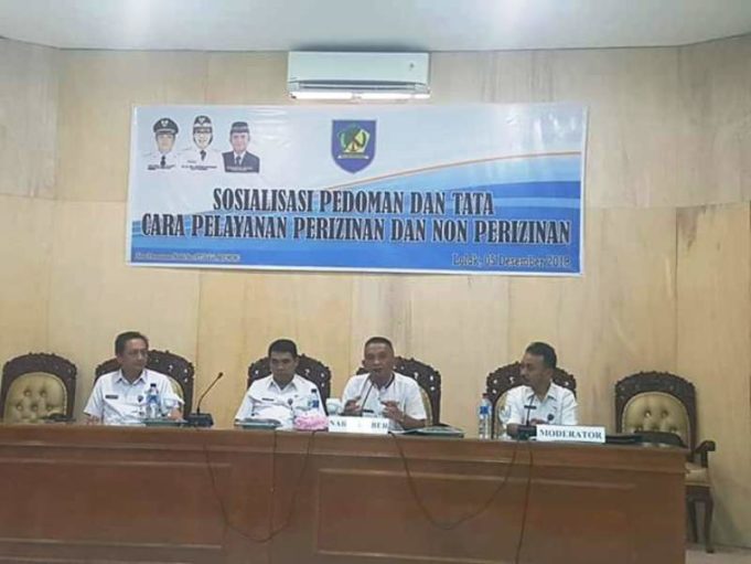 Pemkab Bolmong Sosialisasikan Aplikasi OSS untuk Optimalkan Pelayanan Publik