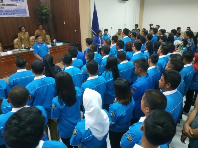 Pengurus DPD KNPI Bolmong 2019-2022 Resmi di Lantik