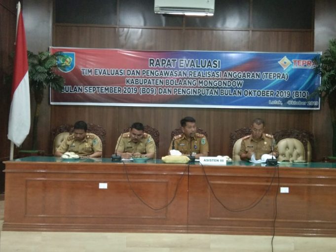 Bagian Ekbang Setda Gelar Rapat Evaluasi TEPRA