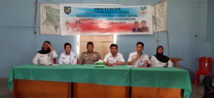 Dinas Sosial Gelar Sosialisasi Bagi Mantan Narkoba