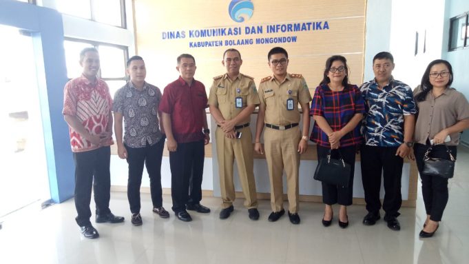 Kominfo Minut Studi Banding kelola Anggaran Media di Kominfo Bolmong