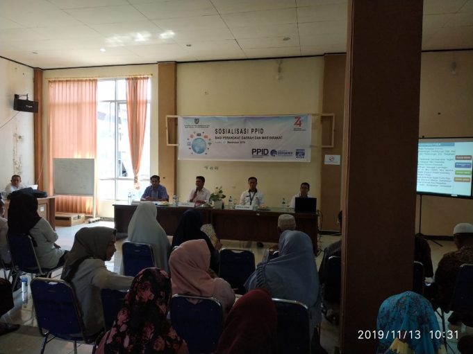 Kominfo Bolmong Gelar Sosialisasi PPID
