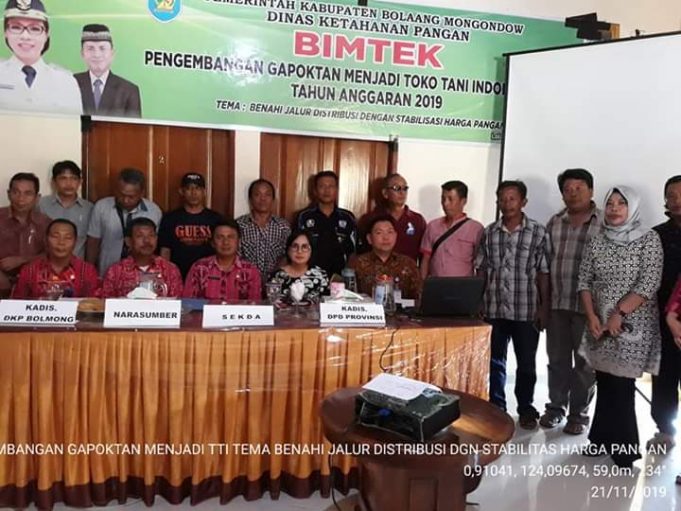DKP Gelar Bimtek Pengembangan Gapoktan Menjadi Toko Tani Indonesia