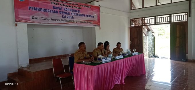 DKP Bolmong Gelar Rapat Koordinasi Dewan Ketahanan Pangan
