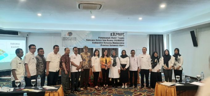 PUPR BOLMONG GELAR EKSPOS AKHIR KEGIATAN PENYUSUNAN MATERI TEKNIS RDTR