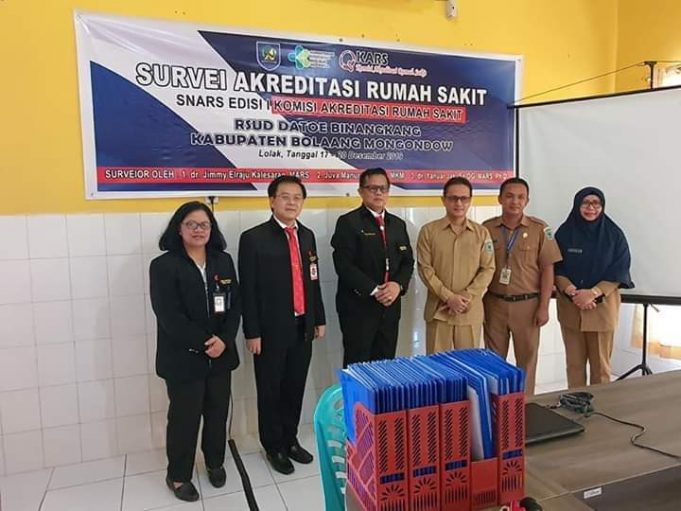 Tim Surveior SNARS nilai Akreditasi rumah Sakit Datoe Binangkang