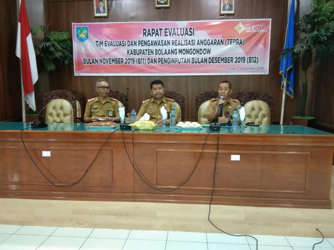 Bagian Ekonomi Pembangunan Setda Gelar Rapat Evaluasi TEPRA akhir tahun