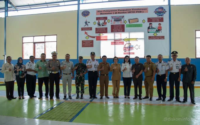 Bupati Bolmong Resmikan Balai Pengujian Kendaraan Bermotor