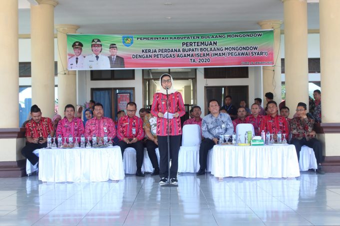 Pemkab Bolmong silaturahmi dengan Pegawai Syarii