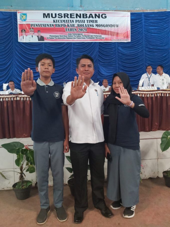 Pemkab Bolmong Libatkan Forum Anak Daerah Dalam Musrenbang Kecamatan