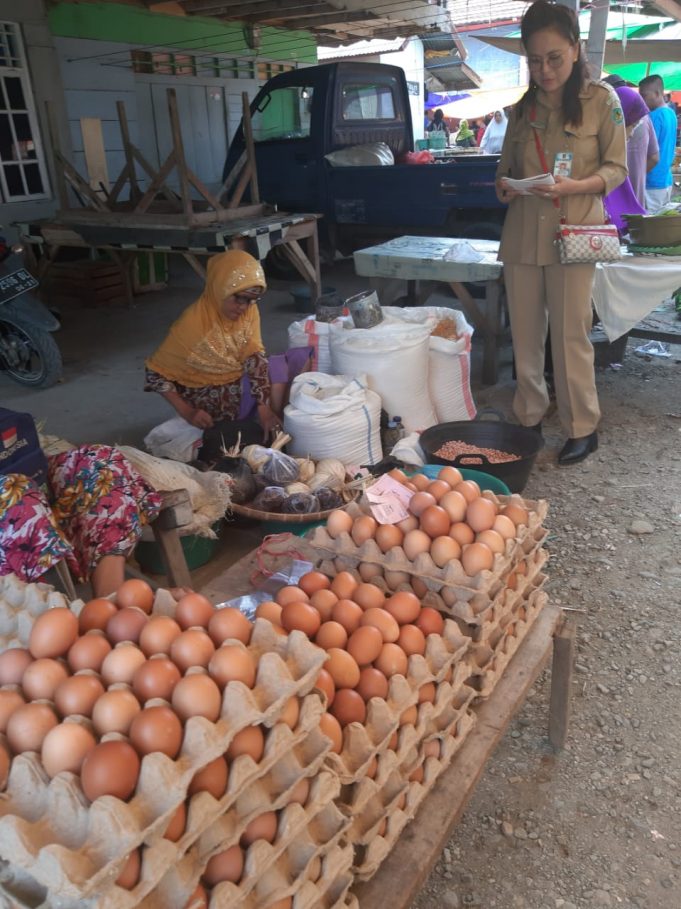 Daftar harga Bahan Pokok Di Kabupaten Bolmong 10 februari 2020, Harga Cabe Rawit Turun Harga.