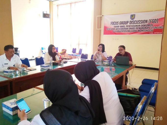 Bappeda Gelar FGD Rencana Aksi Daerah Penurunan Stunting