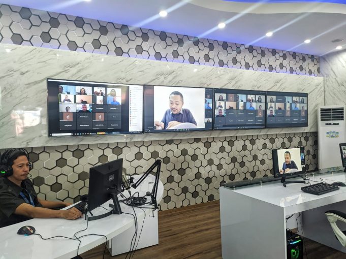 Diskominfo Bolmong Ujicoba Rapat Online