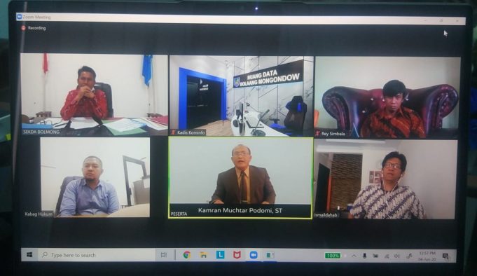 Tim Ahli Gelar Fit And Propert Test Calon Dirut PDAM Melalui Vidcon