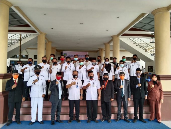 Mewakili Bupati Bolmong, Asisten III Lantik Pejabat Bolmong