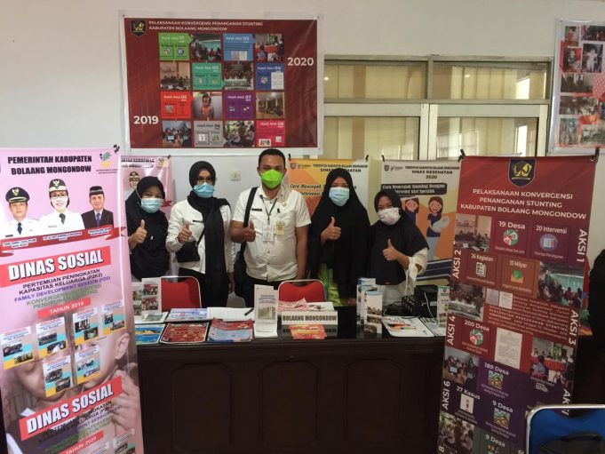 Pemkab Bolmong Ikut Pameran Konvergensi Intervensi Penurunan Stunting Di Manado