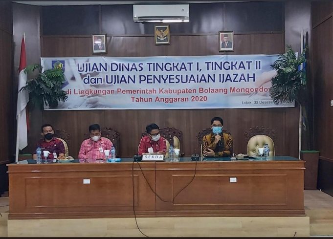 67 Peserta Ujian Dinas dan Ujian Penyesuaian Kenaikan Pangkat (UPKP) Dinyatakan Lulus