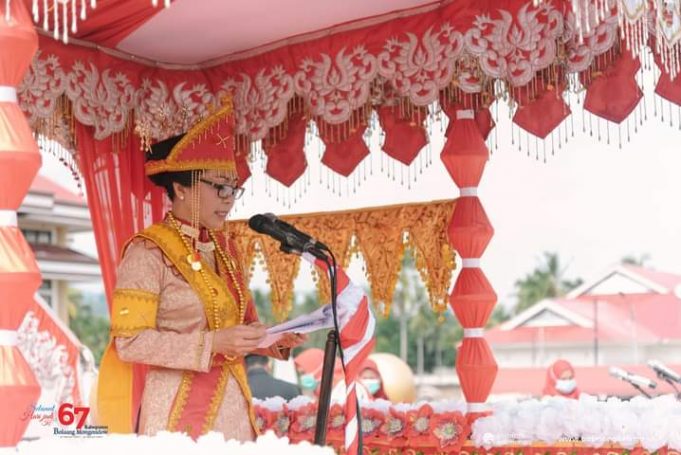 Pemkab Bolmong Gelar Upacara HUT Bolmong ke 67