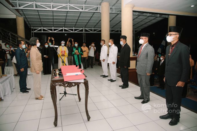 Bupati Lantik 79 Pejabat Di Lingkungan Pemkab Bolmong