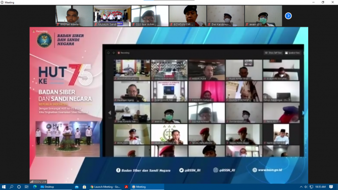 Tiga ASN Kominfo Bolmong Terima Penghargaan Dharma Persandian dari BSSN RI