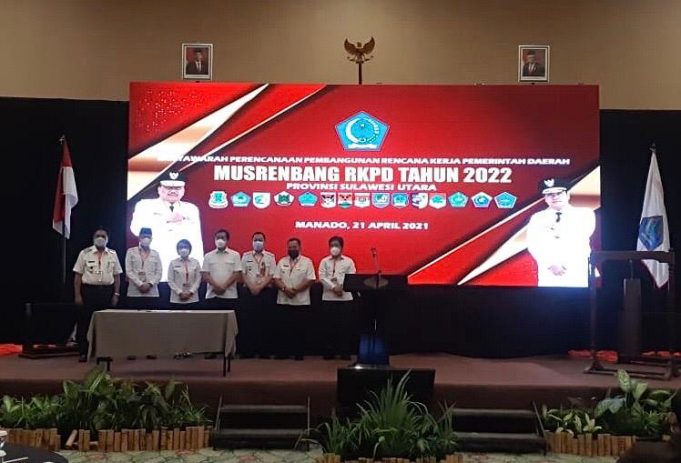 Bupati Hadiri Musrenbang RKPD Sulut Tahun 2022