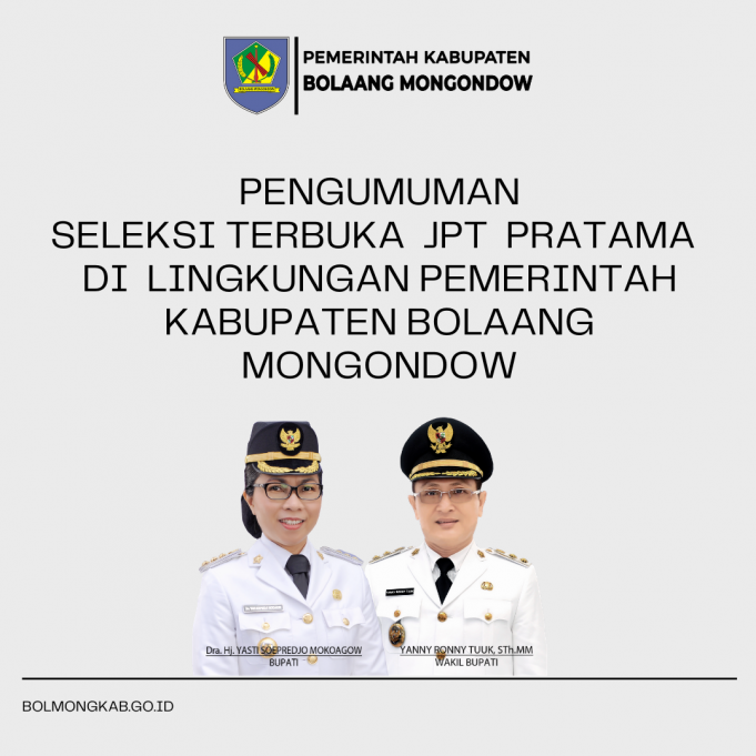 Pengumuman Seleksi Administrasi JPT 2021