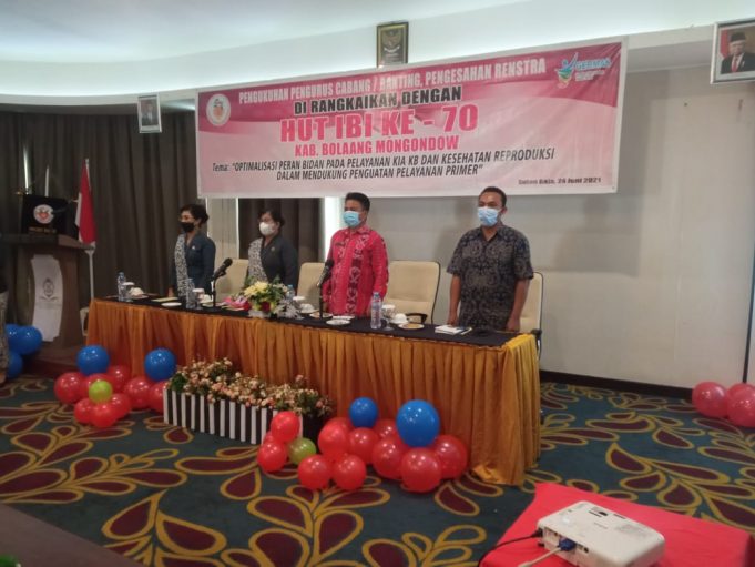 Sekda Bolmong Hadiri Pelantikan IBI Bolmong Dan HUT IBI ke 70