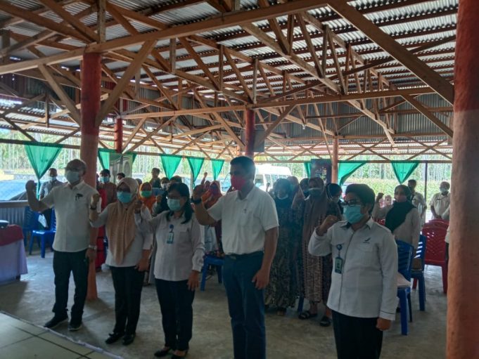 Disperindag Bolmong dan BPOM Sulut Gelar Penyuluhan Kepada Komunitas Pasar Di Bolmong