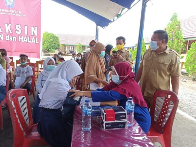 Bolmong Launching Vaksinasi Covid 19 untuk Anak 12 – 17 Tahun