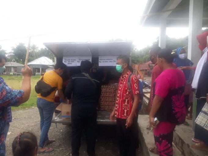 Jelang Idul Adha, Dinas Perdagangan dan ESDM Bomong Gelar Operasi Pasar