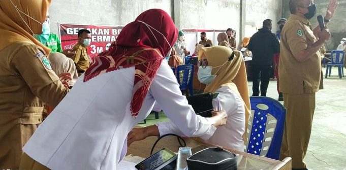 Masyarakat Bolmong Antusias Untuk Divaksnasi Covid 19