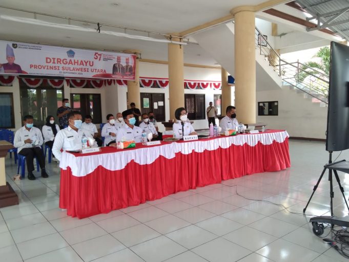 Bupati Bolmong Ikut Rapat Entry Meeting Secara Virtual Dengan BPK RI