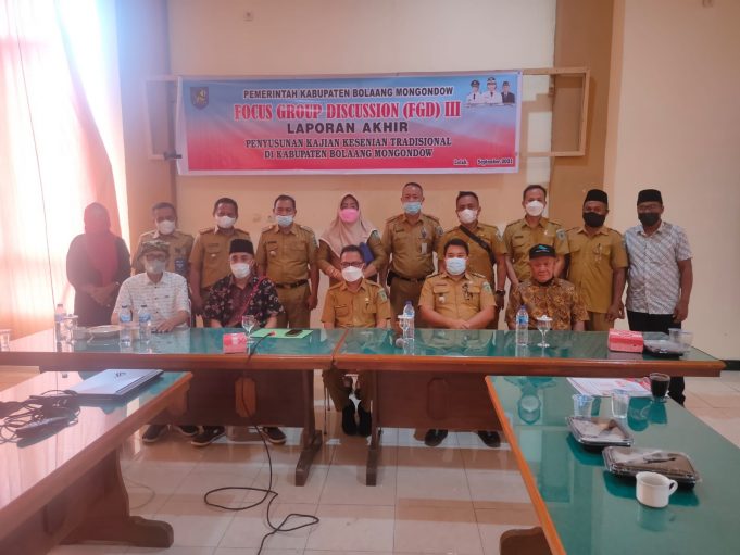 Bappeda Bolmong Bahas Kesenian Tradisional Dalam FGD