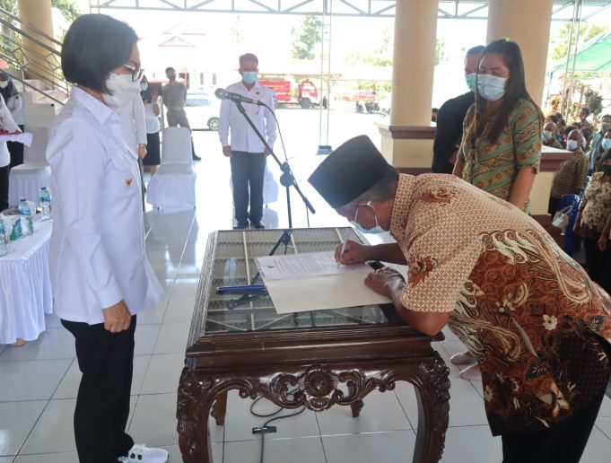 Anggota BPD 127 Desa Dilantik Bupati Bolmong, BPD Mitra Strategis Pemerintah Desa