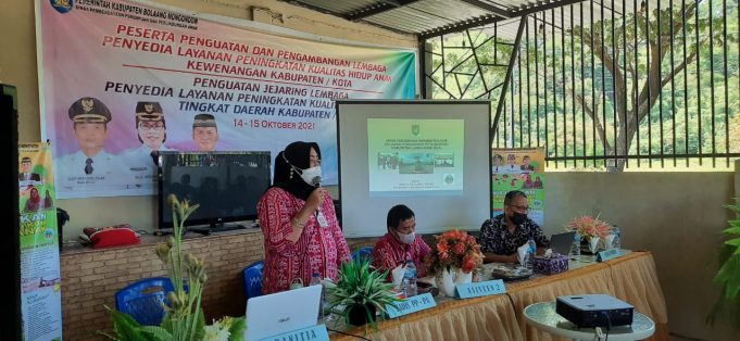 DP3A Bolmong Gelar Penguatan Jejaring Lembaga Penyedia Layanan Peningkatan Kualitas Hidup Anak Tingkat Daerah Kabupaten/Kota