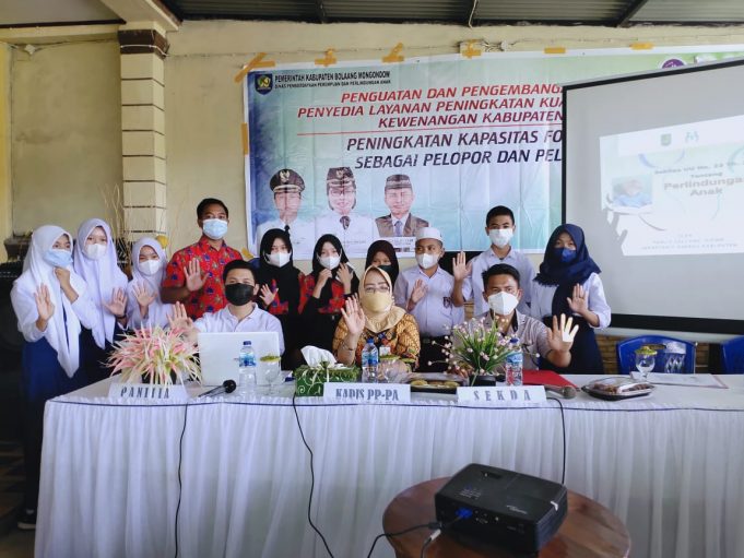 DP3A Gelar Peningkatan Kapasitas Forum Anak Daerah Sebagai Pelopor Dan Pelapor