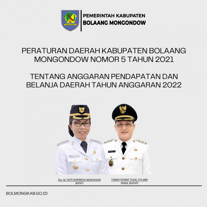 Perda No.5 Tahun 2021 tentang Anggaran Pendapatan dan Belanja Daerah Tahun Anggaran 2022